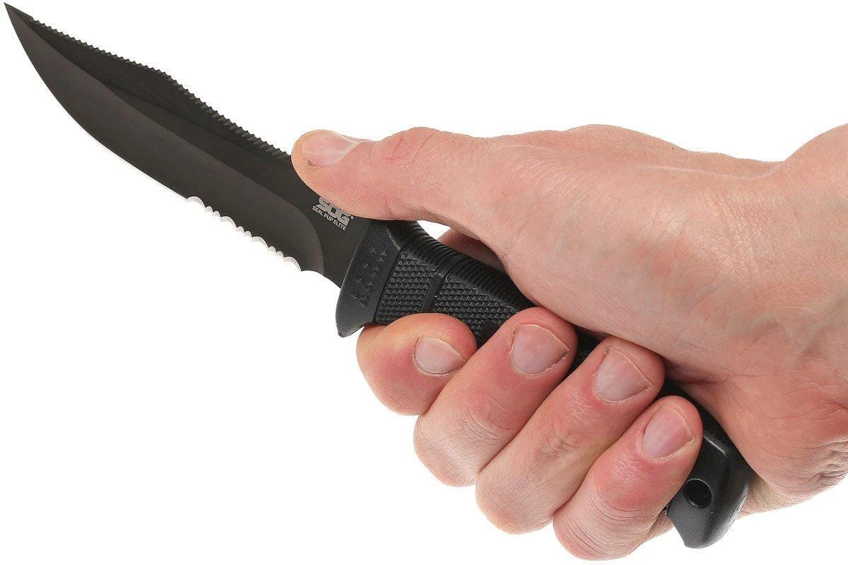 SOG SEAL PUP ELITE - KYDEX SHEATH - BLACK TINI, PARTIALLY SERRATED SOG-E37T-K 8 SOG SEAL PUP ELITE - KYDEX SHEATH - BLACK TINI, PARTIALLY SERRATED SOG-E37T-K – Bild 8