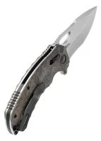 SOG Taschenmesser Kiku XR Satiniert, Linen Micarta, SOG 4 SOG Taschenmesser Kiku XR Satiniert, Linen Micarta, SOG – Bild 4