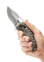 SOG Taschenmesser Kiku XR Satiniert, Linen Micarta, SOG 5 SOG Taschenmesser Kiku XR Satiniert, Linen Micarta, SOG – Bild 5