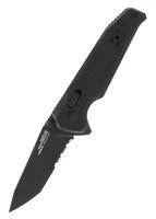 SOG Taschenmesser Vision XR - Schwarz, Teil-Wellenschliff, SOG