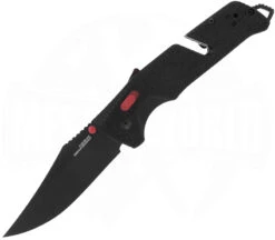 SOG Trident AT Clip-Point Black & Red